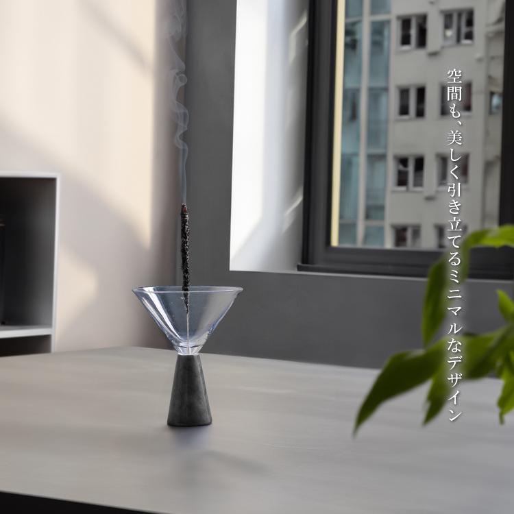 magnet お香立て 大理石 ガラス製 / HUNT9 Alle te Wonder Marble 全2