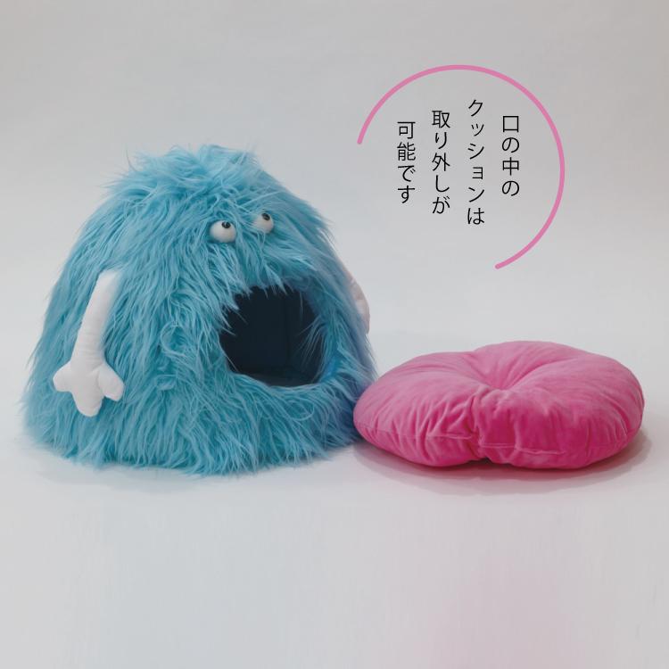 猫ハウス ベッド / ZEZE MONSTER PET BED B BLUE モンスター