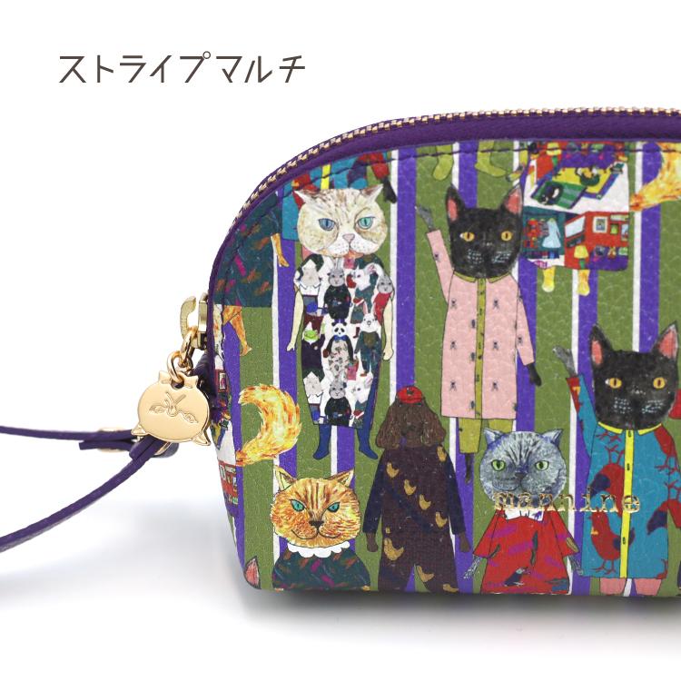 マンナイン ポーチ mannine デフィレ チャーム型ポーチ 全2種 牛革
