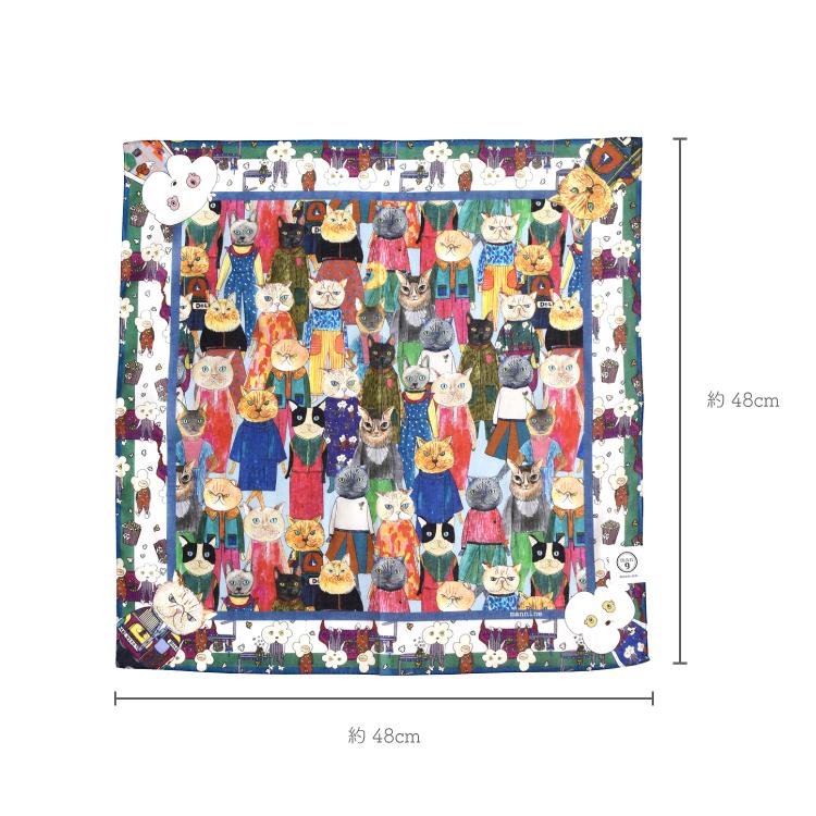 mannine ハンカチ | コットンガーゼハンカチ 全2種 マンナイン 岸本