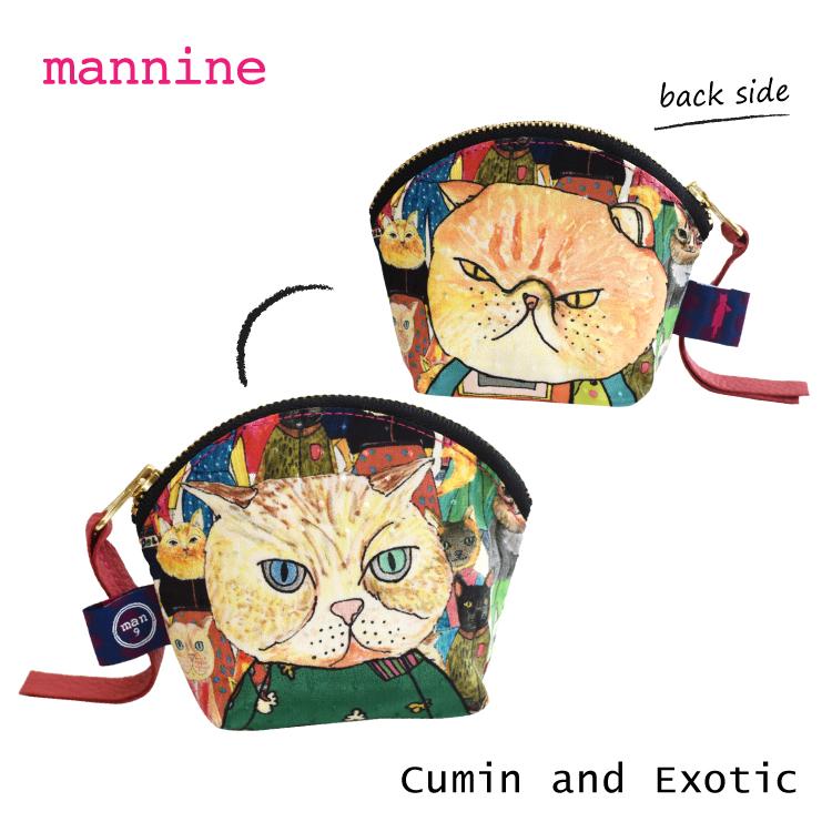 爆買 小銭入れ マンナイン mannine コインパース 全5種 岸本万里