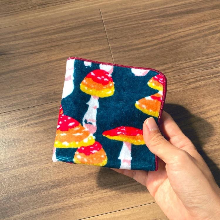 タオル ハンカチ キノコ nocco. きのこタオルハンカチ 全6種 22×22cm