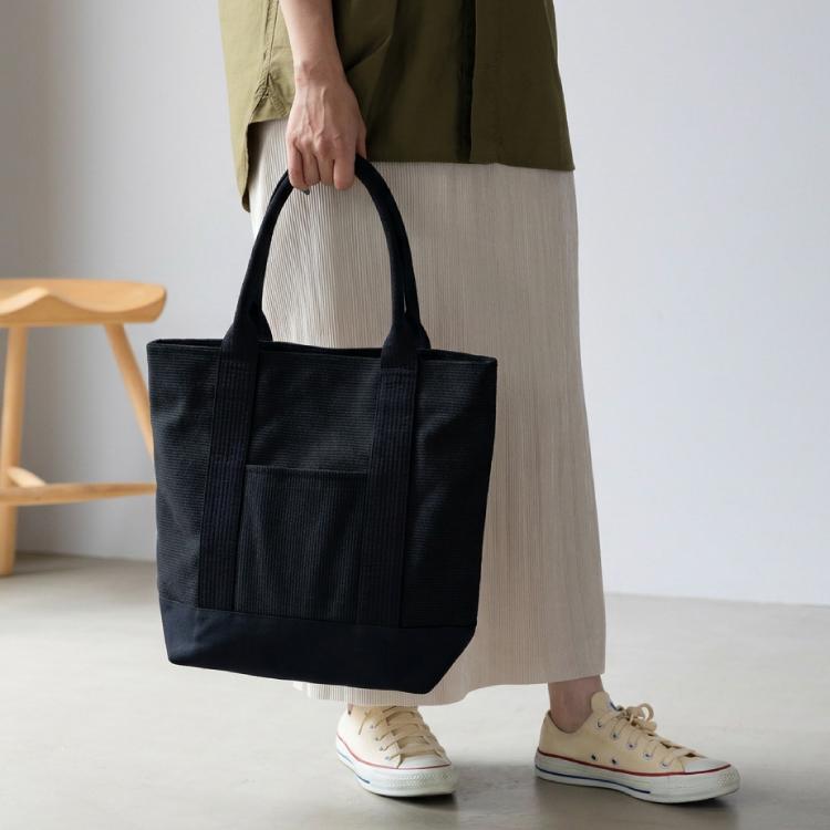 トートバッグ sasicco OBIトート 全2色 三河木綿 バッグ 刺し子 日本製