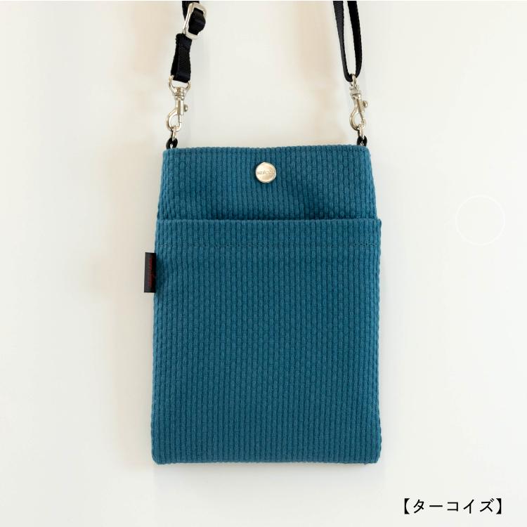 刺し子 スマホポーチ sasicco スマホショルダー 全7色 三河木綿