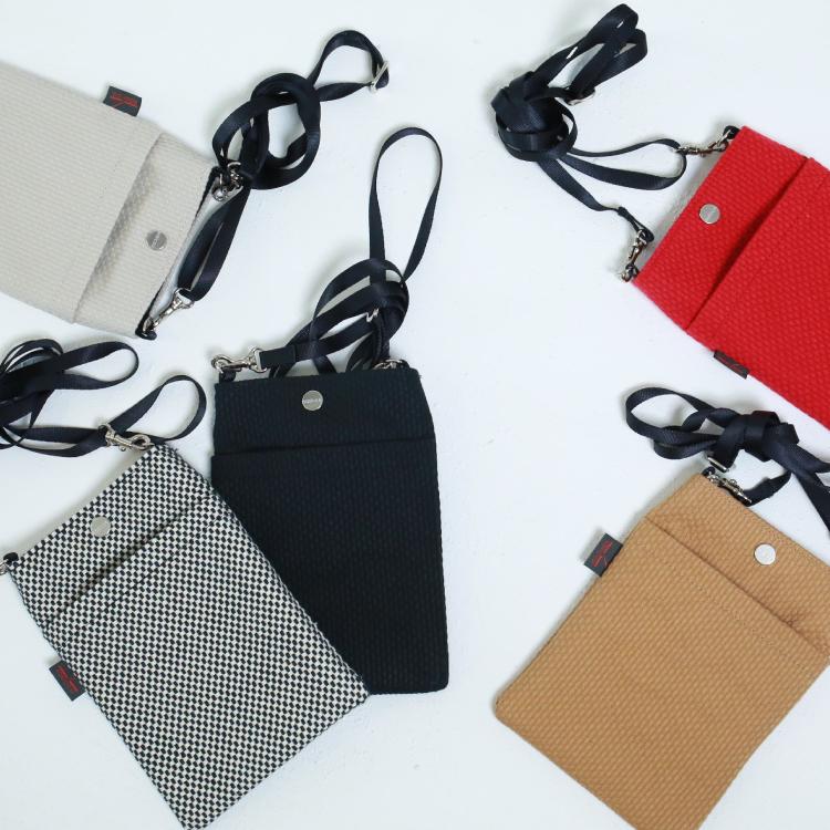爆買 刺し子 スマホポーチ sasicco スマホショルダー 全7色 三河木綿
