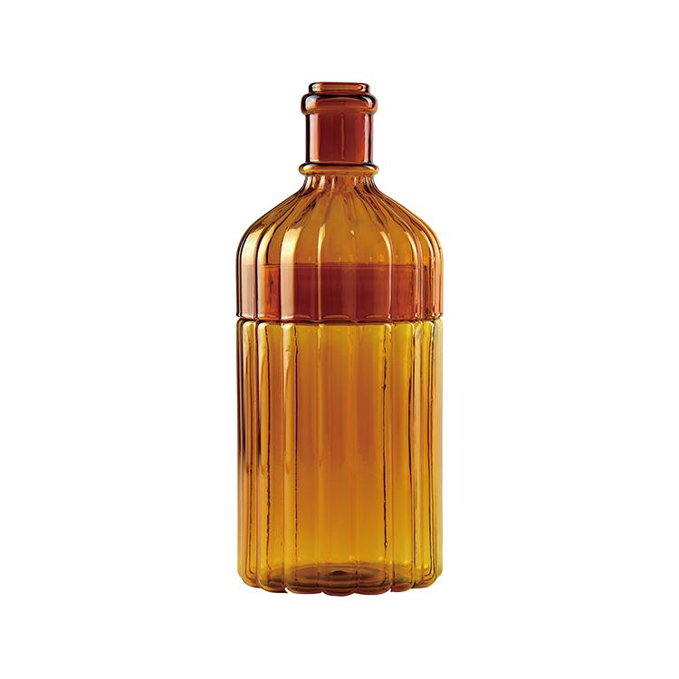 ウェーブ　ガラス　花瓶 SPICE of Life 花瓶［ ウェーブボトル フラワーベース 2WAY