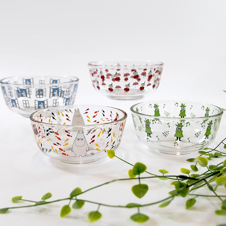 ムーミン 食器 ガラス / MOOMIN ボウル 全4種 直径11.5×高さ5.2 ムーミン 食器 ガラス / MOOMIN ボウル 全4種 直径11.5×高さ5.2