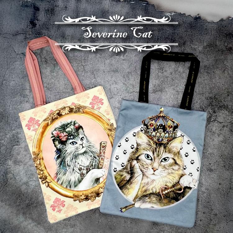ヴィヴィアンウエストウッドKITTY WITH WINE STAINSトート猫 爆買 トートバッグ セブリーヌキャット 全2種 肩掛け 猫 ヴィヴィアン
