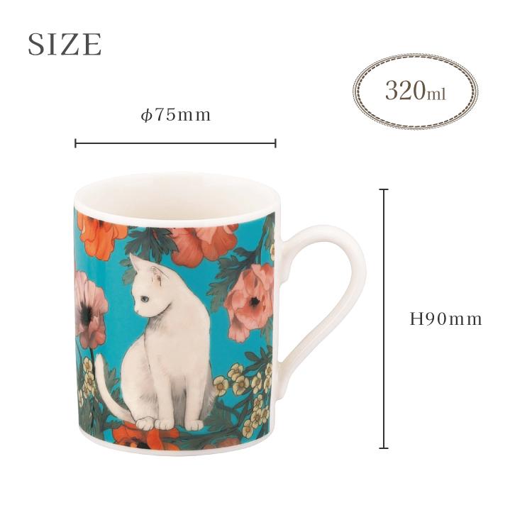 山加商店 爆買 寄付 猫 マグカップ migratory bird マグ 全2種