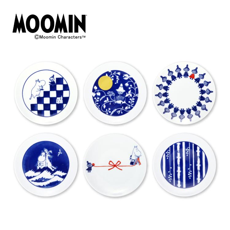 MOOMIN（ムーミン） 小皿 KOKON 12プレート全6種 食洗機OK 電子レンジ