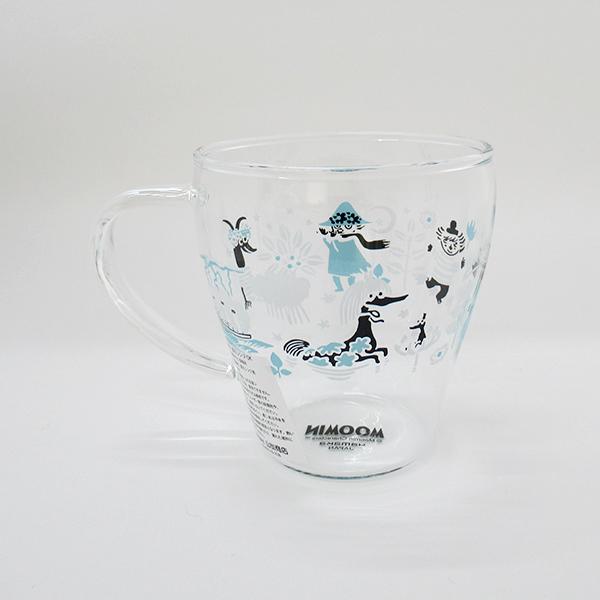 爆買 ／マグカップ （ムーミン）耐熱ガラスマグ 全3種 : 町の小さな