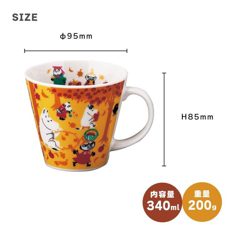 MOOMIN（ムーミン） マグカップ マグ 全4種 春夏秋冬 四季 キラキラ 食