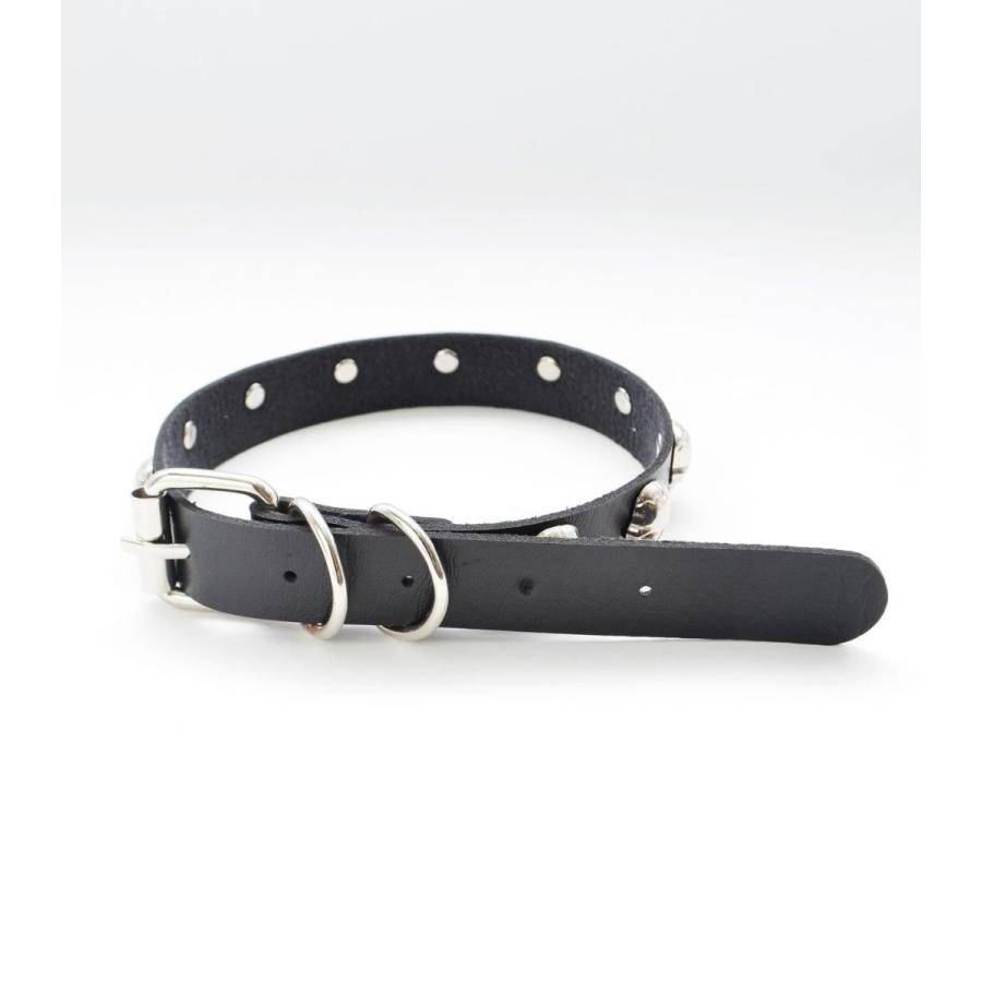 チョーカー 首輪 スタッズ 鋲 スカル ドクロ 髑髏 ブラック シルバー BANNED APPAREL バーンド アパレル スカルスタッズチョーカー | HELLCATPUNKS | 03