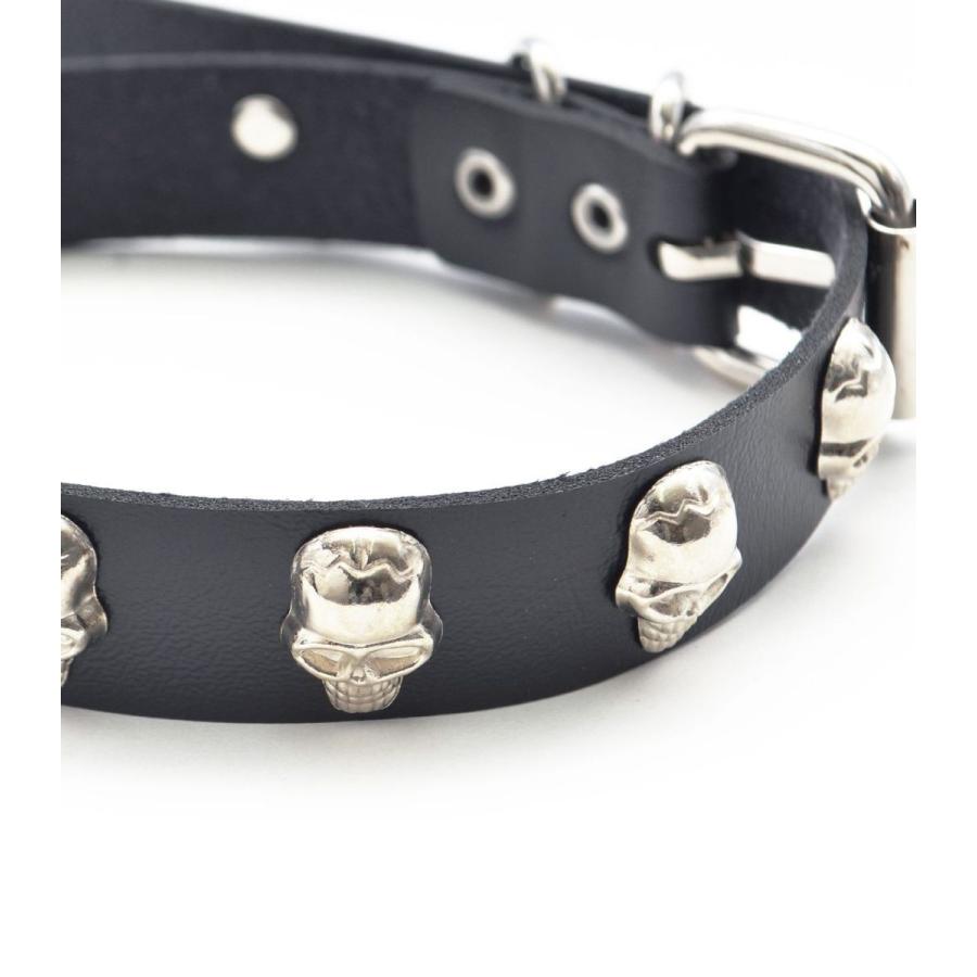 チョーカー 首輪 スタッズ 鋲 スカル ドクロ 髑髏 ブラック シルバー BANNED APPAREL バーンド アパレル スカルスタッズチョーカー | HELLCATPUNKS | 04