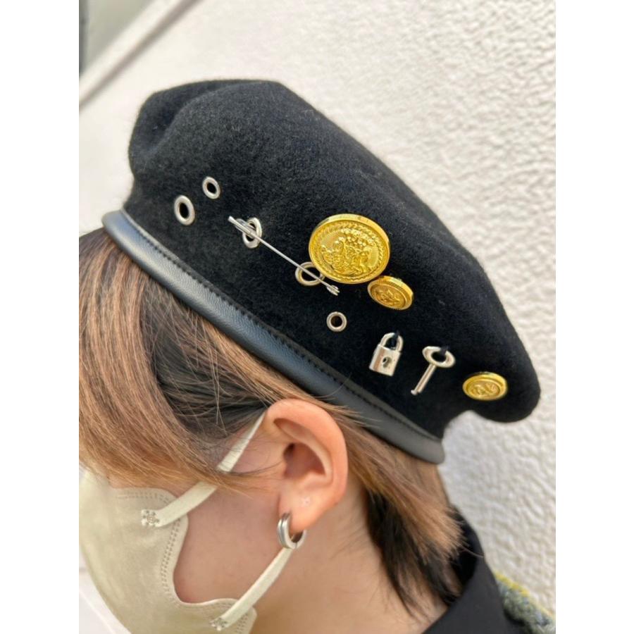 PATOU ブラックベレー帽 楽天市場】【中古】Patou ベレー帽 AC00201349998 ブラック