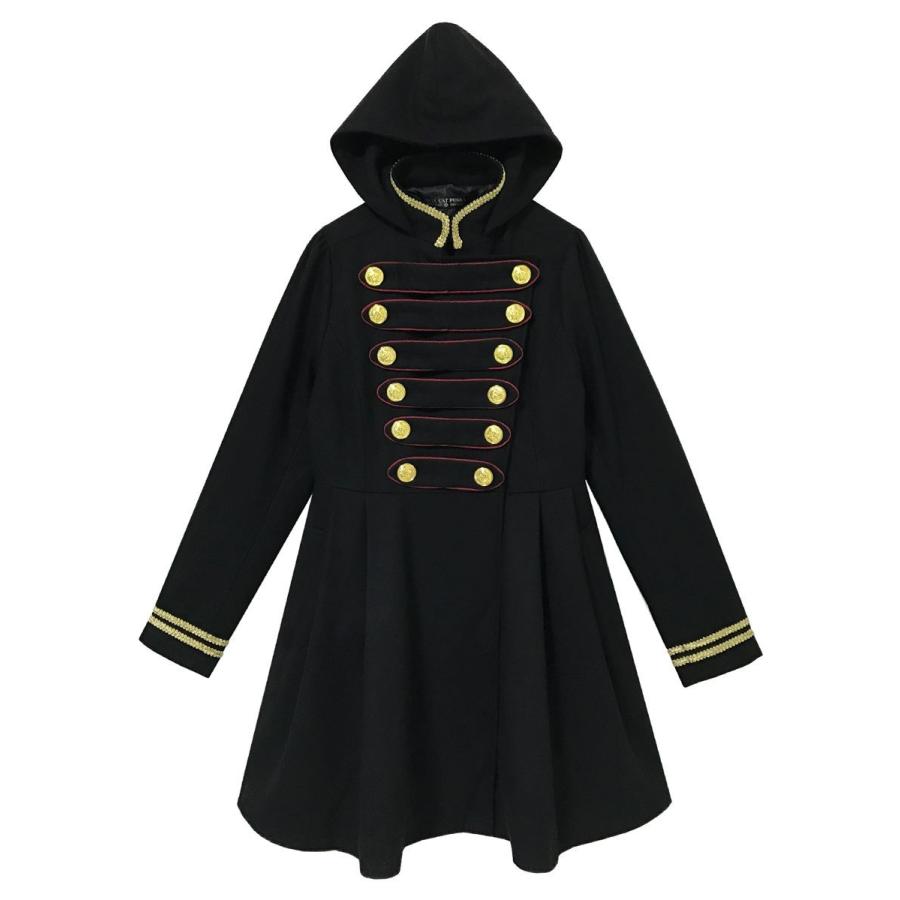 グッチ ウール×レーヨン コート 40 レディース ブラック 455739