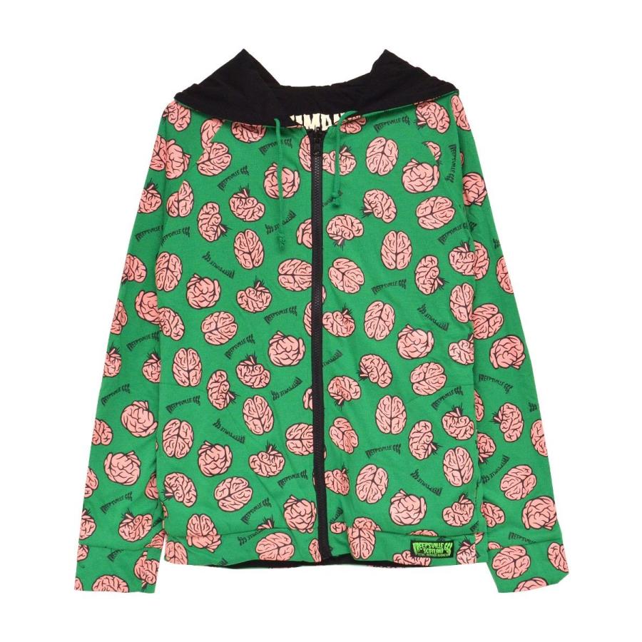 HELLCATPUNKS（ヘルキャットパンクス） パーカー プリント 総柄