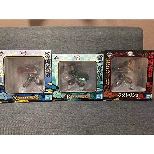 スーパーセール ハロー店 フィギュア たんじろう 竈門炭治郎 冨岡義勇 鬼滅の刃 3種セット 一番くじ ぎゆう きめつ ぎゆう ラストワン賞 コミック アニメ ローソン A賞 きめつ 弐 B賞 その他