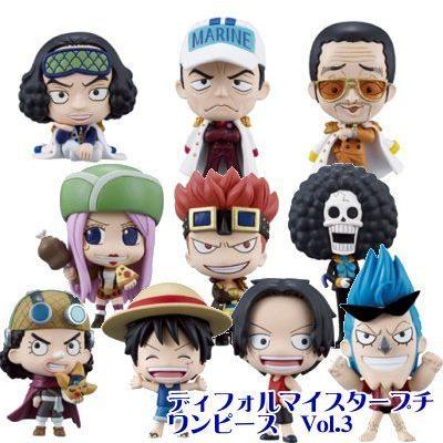 最安 デフォルマイスタープチ ワンピース Vol 3 海軍3大将登場 麦わら海賊団の9人の完結編 全10種フルコンプセット 100 の保証 New Cstomasi Com