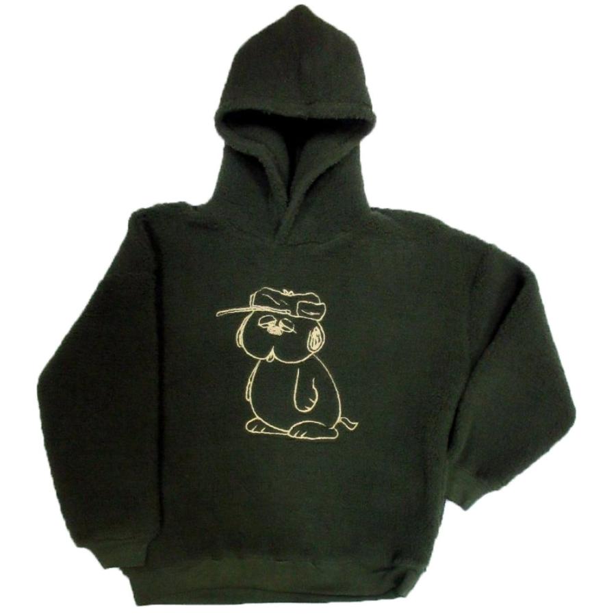 SNOOPY（スヌーピー） メンズ パーカー 表ボア 暖か 長袖 キャラ