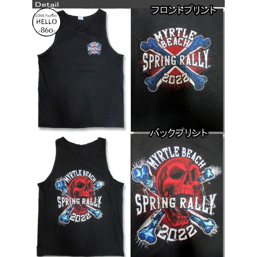 ホットレザーズ イベントT メンズ ファッション タンクトップ スカルボーン柄 薄手 ノースリーブ 大きいサイズ /rfa020 |  | 01