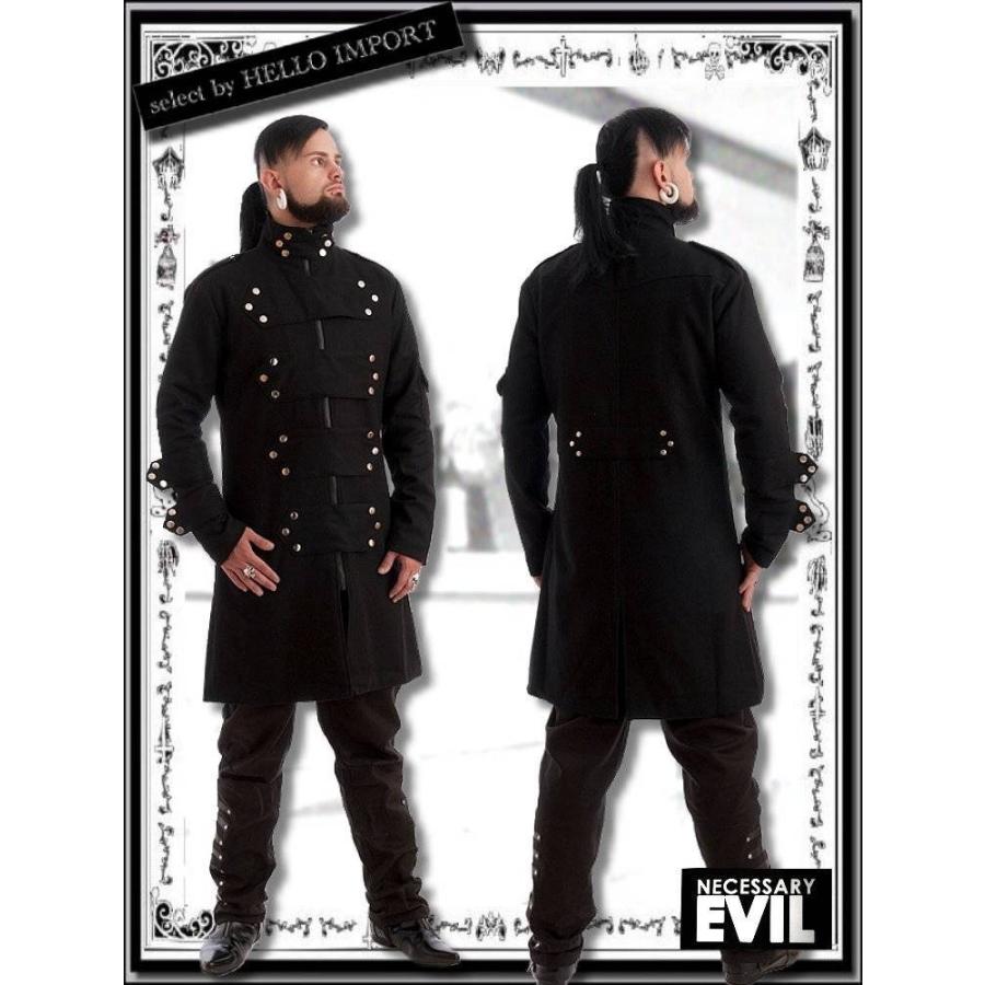 再無 生産終了 ミリタリー ハーフ コート ゴシック ファッション メンズ 服 ゴス 黒 送料無料 Rfa036 Rfa036 Hello Import 通販 Yahoo ショッピング