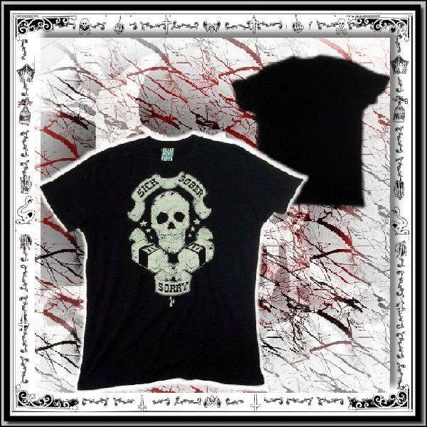 クリックポスト送料無料 廃盤 パンク ファッション 服 Tシャツ 半袖 メンズ ウィスキー柄 大きいサイズ /rfa059 |  | 01