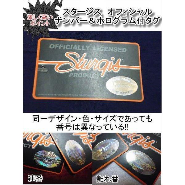 ホットレザーズ イベントT メンズ 服 半袖 Tシャツ バイク 柄 大きいサイズ スタージス 灰 紺 即納/rfa062 |  | 03