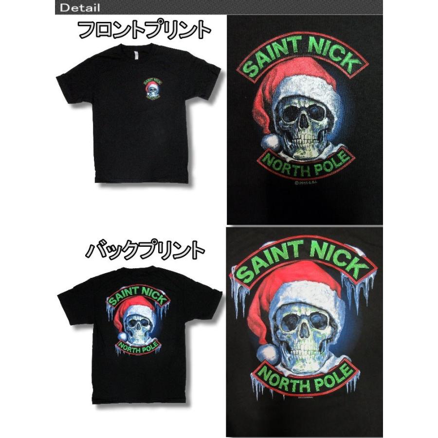 メンズ 半袖 Tシャツ ファッション 大きいサイズ スカル サンタ柄 /rfa067 |  | 02