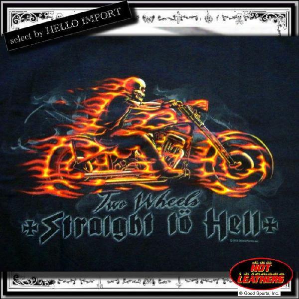即納 再無 メンズ 半袖 Tシャツ バイカーファッション 大きいサイズ 炎のバイク髑髏 黒 Rfa0 最安値挑戦