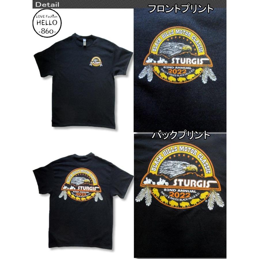 ホットレザーズ イベントT スタージス メンズ 半袖 Tシャツ シールド 鷹 柄 服 黒 クリックポスト送料無料 即納 /rfa117 |  | 02