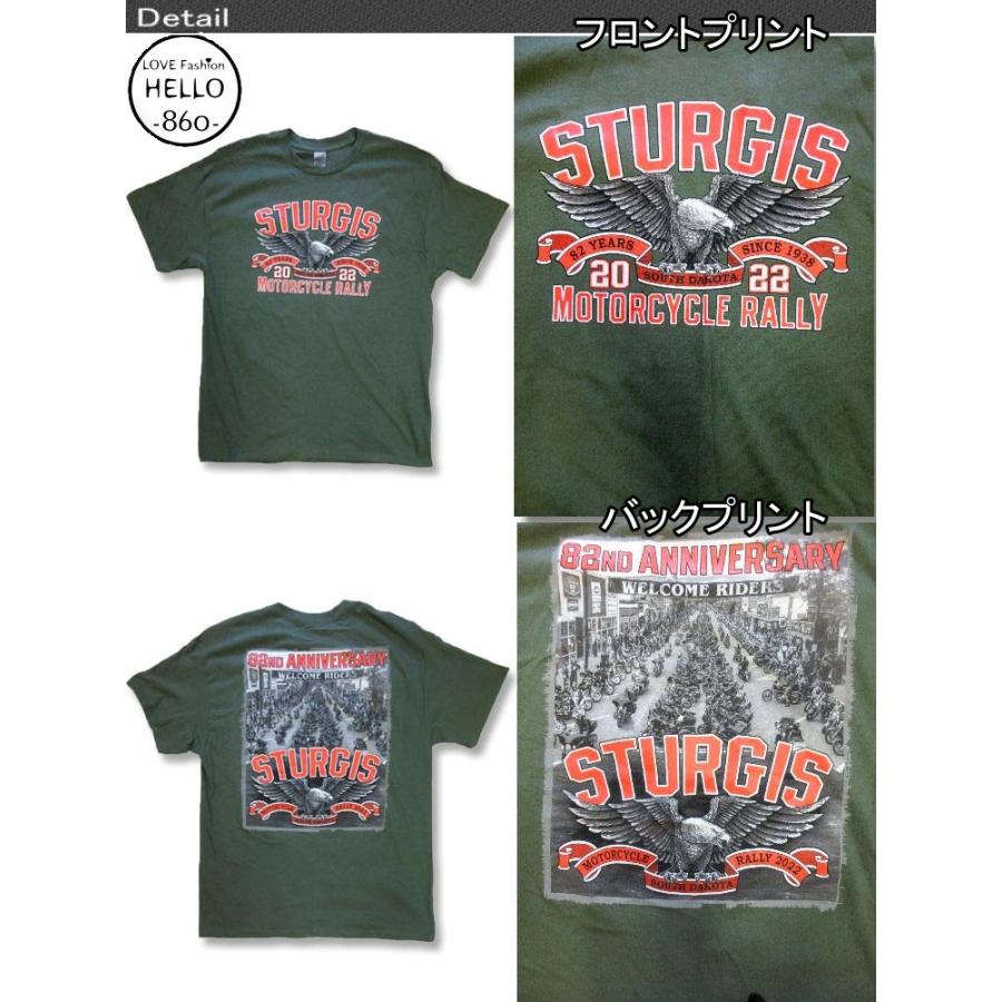 ホットレザーズ イベントT スタージス メンズ 半袖 Tシャツ 鷹 風景写真 柄 服 大きいサイズ 黒 灰 緑 橙 クリックポスト送料無料 即納 /rfa119 |  | 06