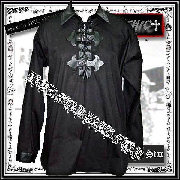 全新品 ゴシック ファッション メンズ シャツ 長袖 服 黒 ゴシック服 再入荷x3 Rfa129 日本全国の正規取扱店 Casasdecampoenelcarmen Com