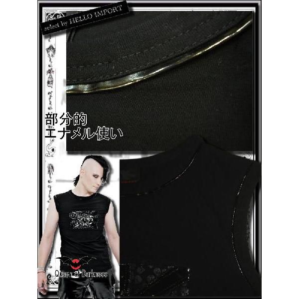 訳あり アウトレット クリックポスト送料無料 ゴシック パンク メンズ ユニオンジャック ファッション ノースリーブ 服 黒 少し薄手 /rfa209 |  | 01