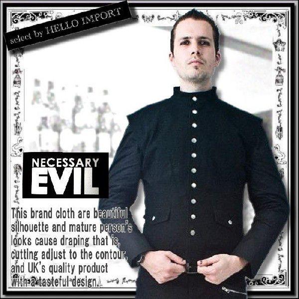 ベスト ゴシック ファッション メンズ 服 ブラック ゴス 黒 送料無料 再入荷 / rfa235 | 