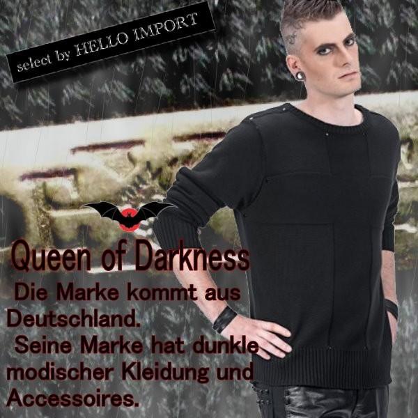 再入荷 大きいサイズ ゴシック Rfa261 送料無料 黒 服 メンズ セーター ニット ファッション パンク トップス Dagl Tg