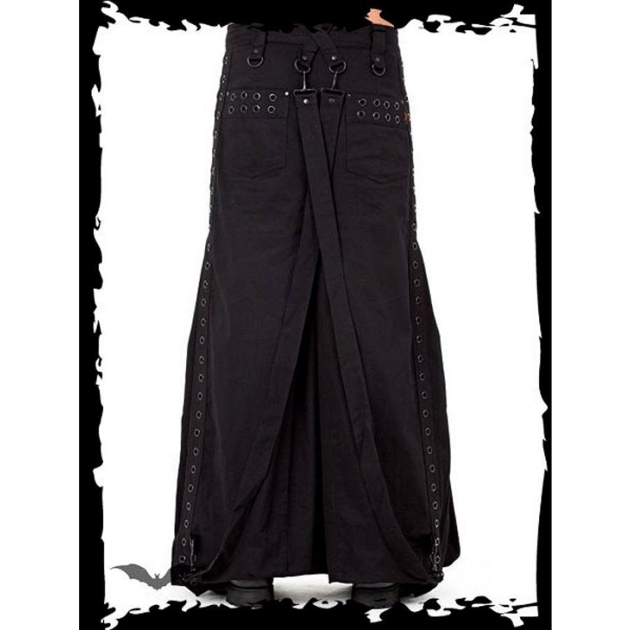再無 生産終了 超 ロング スカート メンズ ゴシック ファッション 男 黒 送料無料 /rfb043 |  | 04