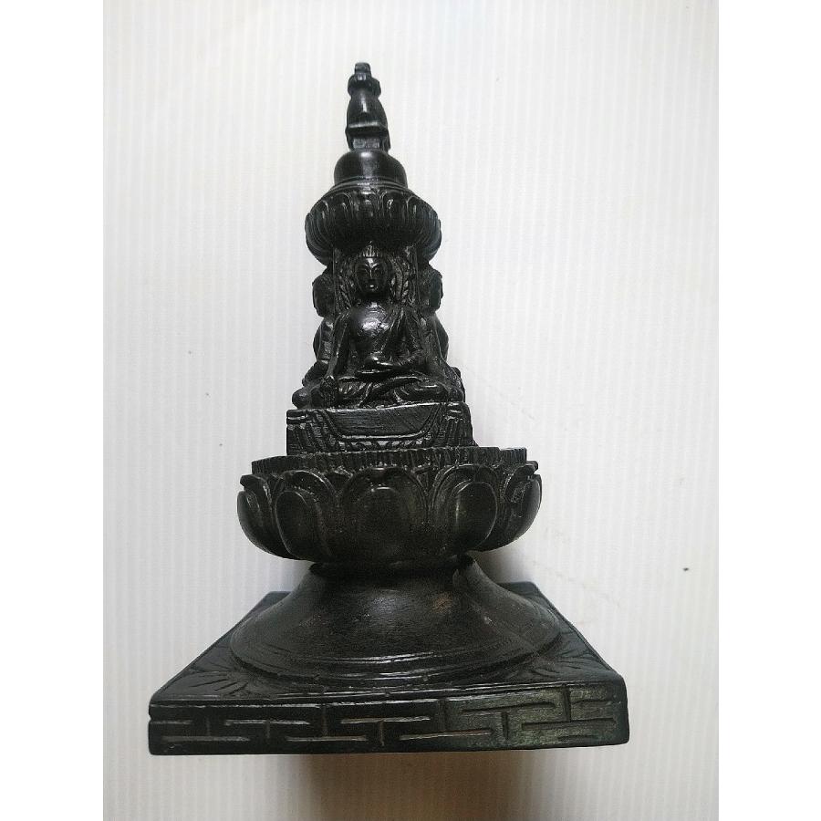 ネパール 仏塔 置物 インテリア アジアン 雑貨 オブジェ