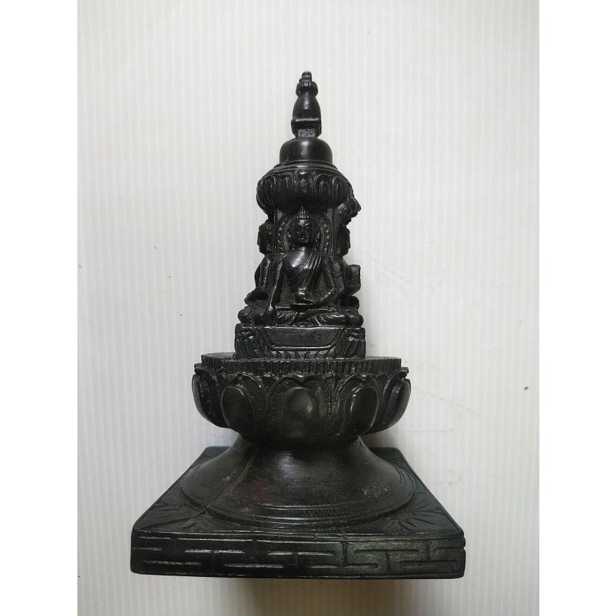 ネパール 仏塔 置物 インテリア アジアン 雑貨 オブジェ ストゥーパ