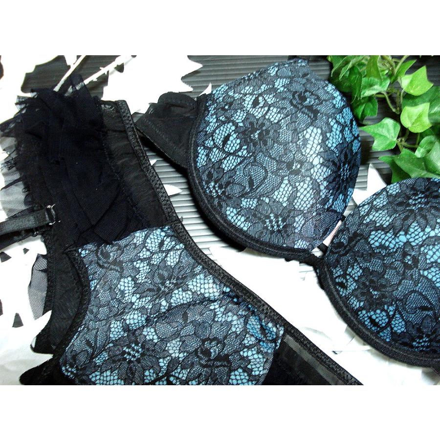 インポート ランジェリー ブラジャー＆ショーツセット レース柄