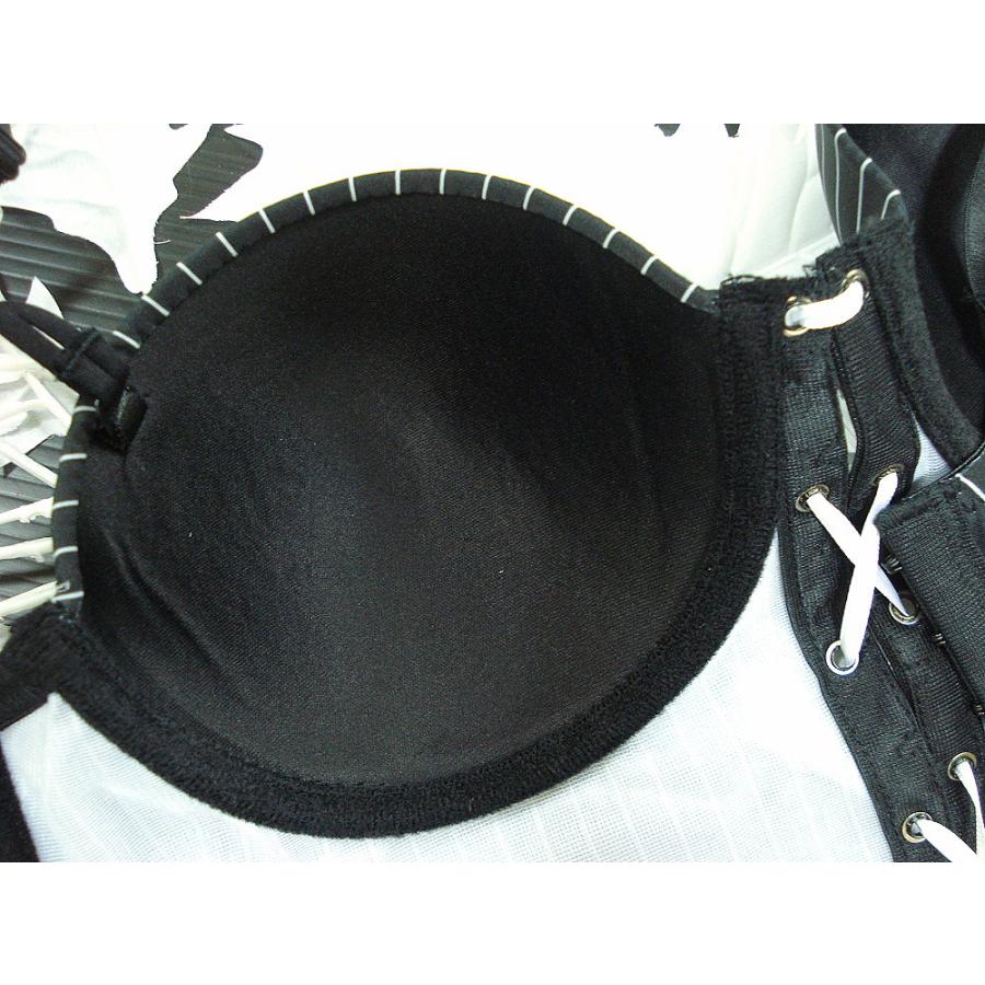 USAインポート ランジェリー ビスチェ Tバックショーツ セット ピンストライプ柄  /wob010 |  | 12