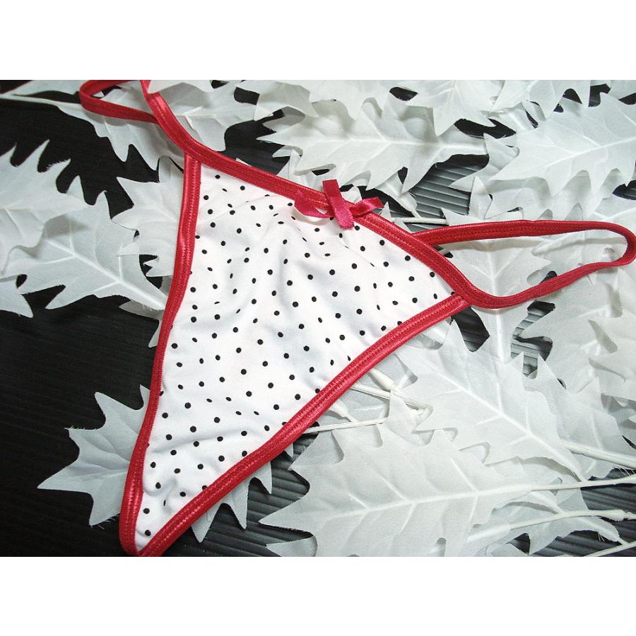 売り切れ インポート ランジェリー ワンピース Tバックショーツ セット ドット柄  /wob011 |  | 12