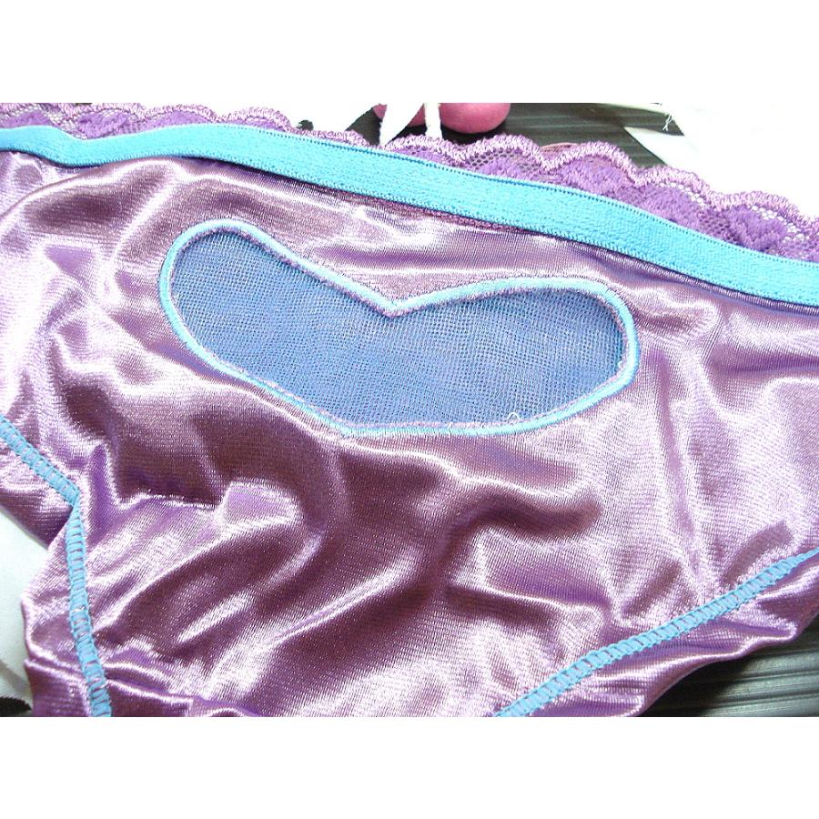 USAインポート ランジェリー ショーツのみ ハート型シースルー レディース サテン デート下着 パンツ /wob030 |  | 19