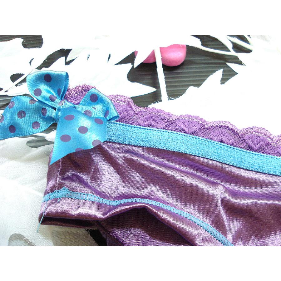 USAインポート ランジェリー ショーツのみ ハート型シースルー レディース サテン デート下着 パンツ /wob030 |  | 18