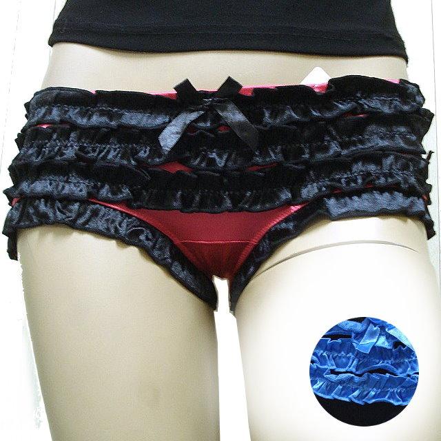 セール インポート ランジェリー フリル ティアード ショーツのみ 女性 下着 レディース デート下着/wob033 | 