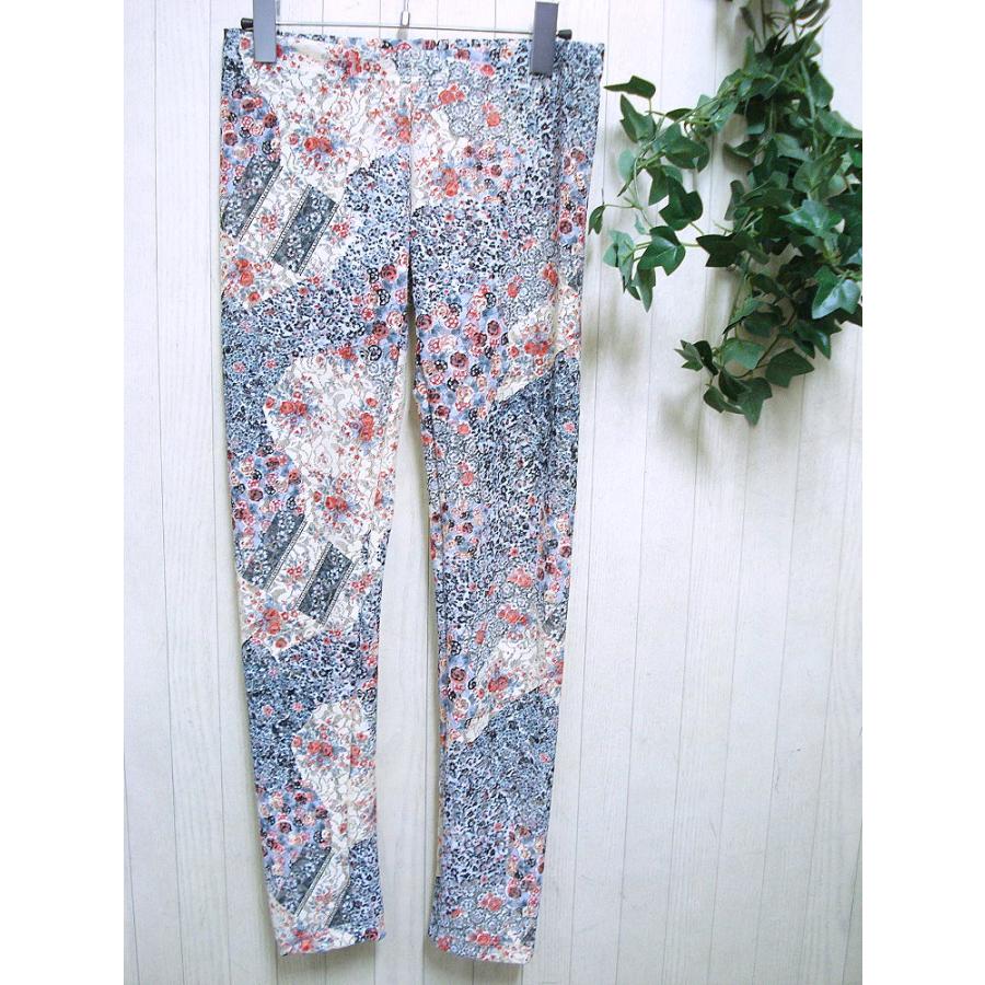 ラストSサイズ 値下げ 小花柄 メッシュ  レギンス  レディース ファション 服 セール ボトム/woj030 |  | 08
