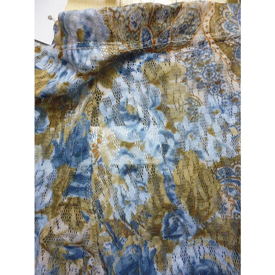 ラスト1枚 値下げ ターキッシュ花柄 メッシュ  レギンス  レディース ファション 服 個性的 総柄 /woj032 |  | 03