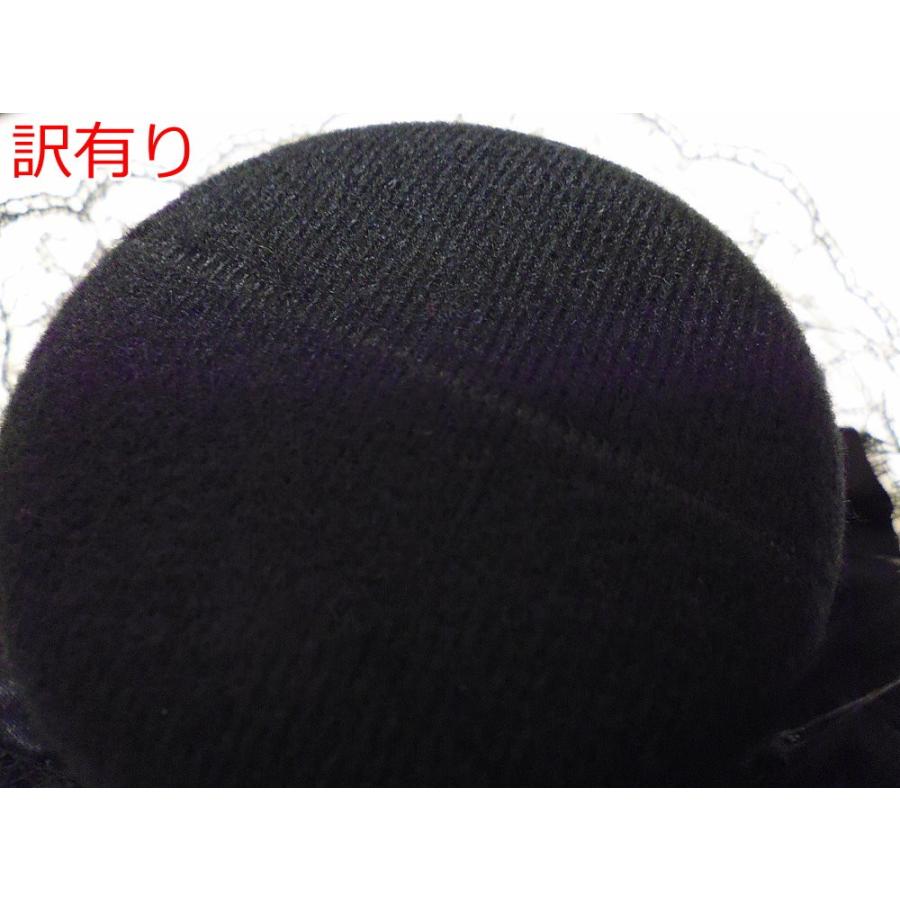 訳あり ゴスロリ 髪飾りミニハット ヘッドドレス ゴシック 黒 ビジュー