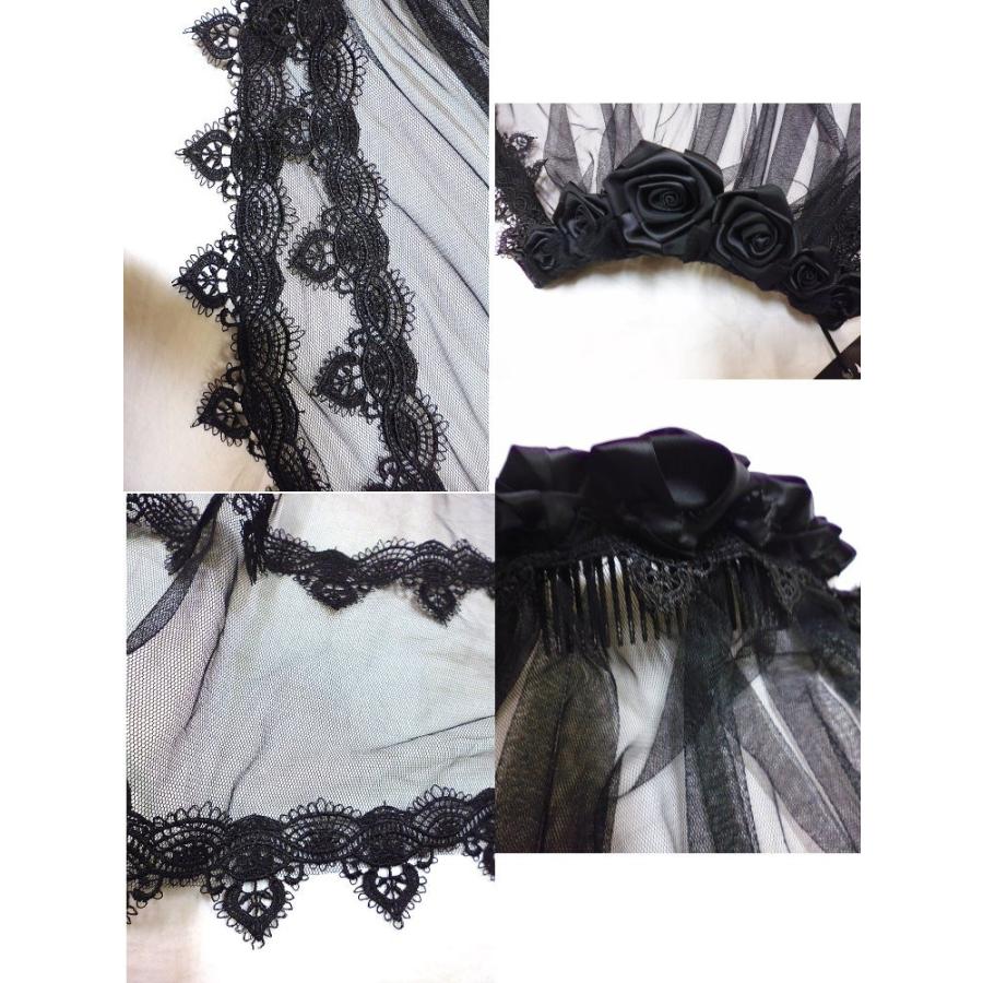 プラム　ヘッドドレス&コーム 小悪魔ちゃんレースフリルヘッドドレス – レディース