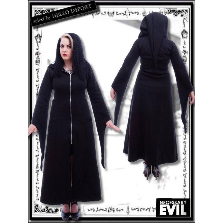 魔女ゴシック マキシ丈 超ロングコート レディース 黒 魔女ゴシック マキシ丈 超ロングコート レディース 黒
